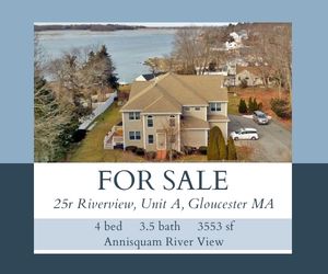 House for sale in Gloucester MA Views of the Annisquam River. Condo for Sale in Gloucester MA