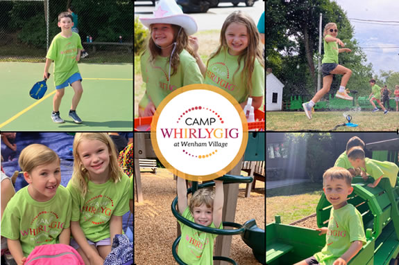 Camp Whirlygig for kids ages 4-10 at the Wenham Museum in Massachusetts