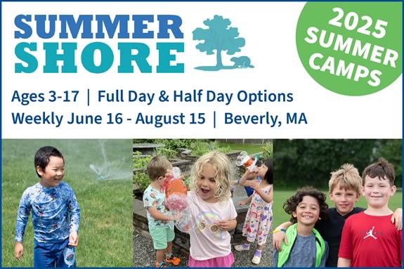 Shore School in Beverly Massachusetts offers a host of Summer programs for kids aged 5-12