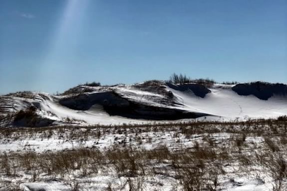 Hiking the Dunes at the Crane Wildlife Refuge with the Trustees of Reservations.