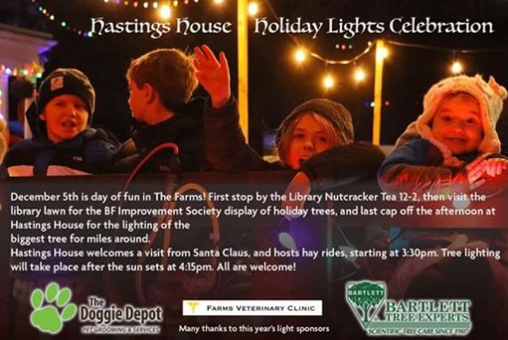 Holiday Lights Celebration at the Hastings House in Beverly Farms Massachusetts