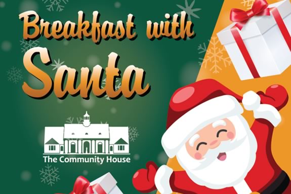 Kids will enjoy breakfast with Santa at the Hamilton Wenham Community House