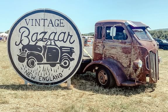 Kimball Farm in Haverhill, Massachusetts hosts a vintage Bazaar