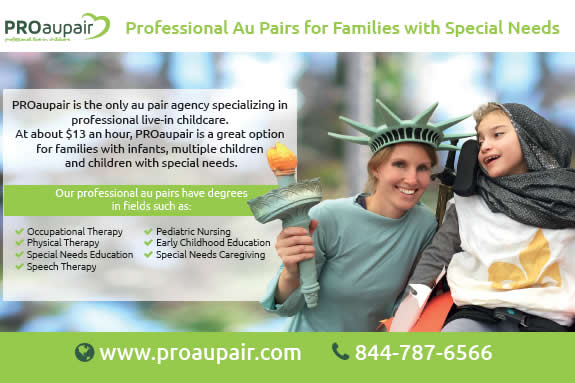 Professional Au Pairs for families with special needs