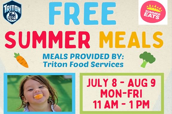 Triton Food Services host a Summer Meal program for kids in Salisbury and Ipswich Massachusetts