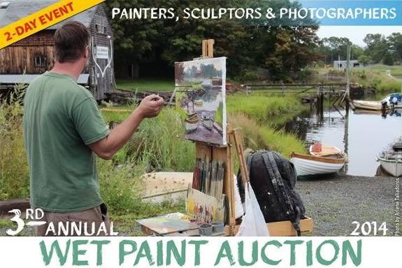 Artists will descend upon Essex Ma to create a masterpiece to sell at auction, w