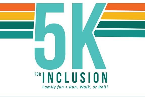 The 5k for inclusion is hosted by Northeast Arc and includes a 5K, a 1 mile walk, stroll or roll, and fun for the whole family!