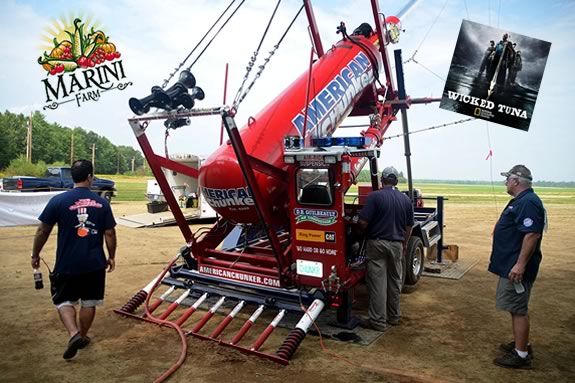 Come to Marini Farms for a FREE pumpkin chunkin show featuring American Chunker and Captain Dave from Wicked Tuna.