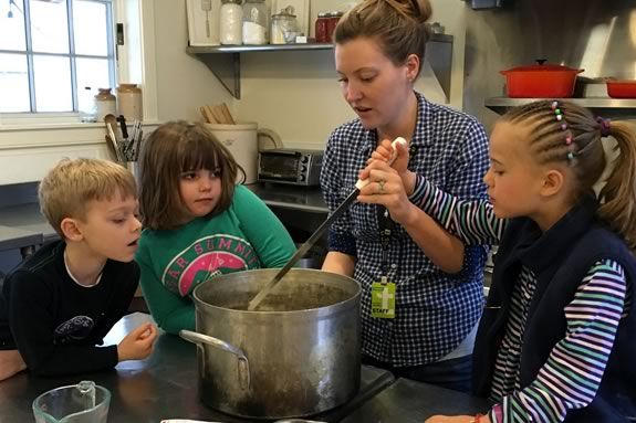 Appleton Farm's Kids in the Kitchen program is geared to children aged 6-9