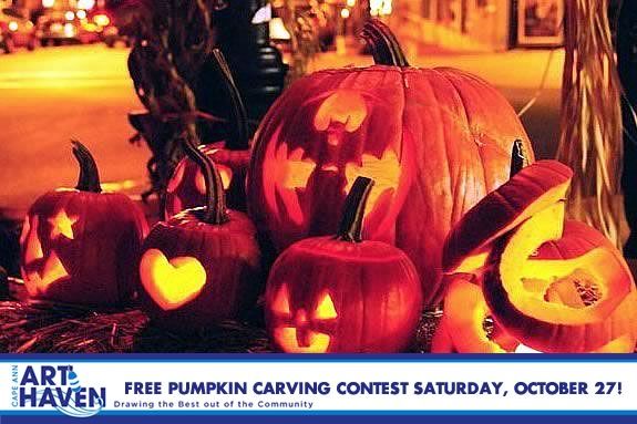 Cape Ann Art Haven is hosting a FREE Pumpkin Carving Party - come create art wit