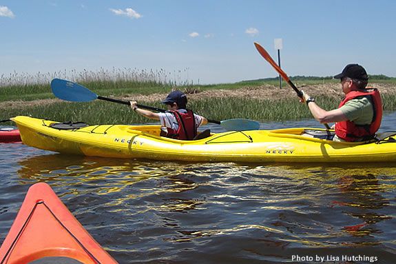 Kayak Family Paddle on Plum Island Sound