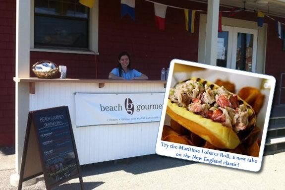 The Beach Gourmet serves up lunch every Friday and Saturday at Maritime Gloucest