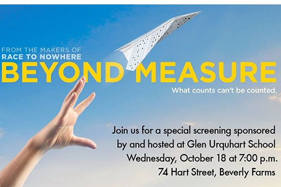 Parent Education Screening and Discussion of Beyond Measure at Glen Urquhart School in Beverly MA