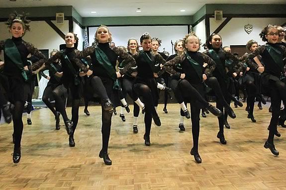 Bosoma School of Dance performs in Beverly Massachusetts on Saint Patricks Day!
