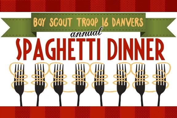 Come to the Maple Street Church for the Boy Scout Troop 16 spaghetti fundraiser! 