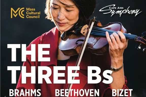 The Three Bs: Beethoven, Bizet & Brahms Concert with Cape Ann Symphony in Manchester Massachusetts