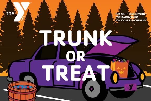 Trunk or Treating and Halloween family fun at the Cape Ann YMCA in Gloucester Massachusetts