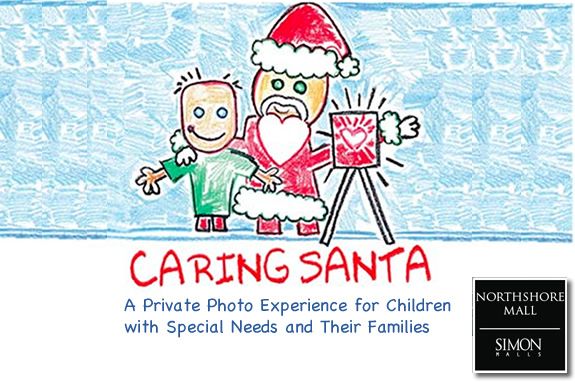 Caring Santa Photo Sessions at North Shore Shopping Center in Peabody