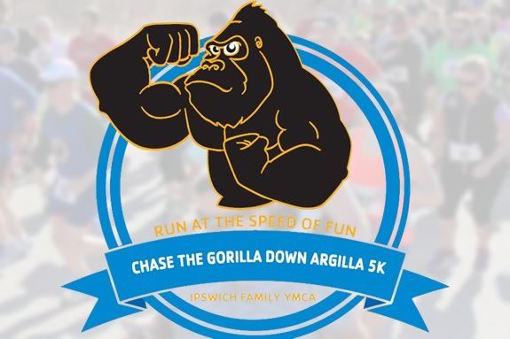 Chase Argy the Gorilla down Argilla Road in Ipswich Ma in this fun 5k for all ages!