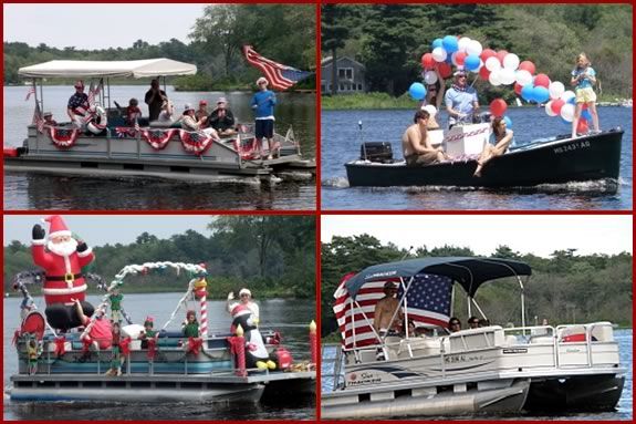 The Chebacco Boat Parade is a great Fourth of July tradition in Essex MA