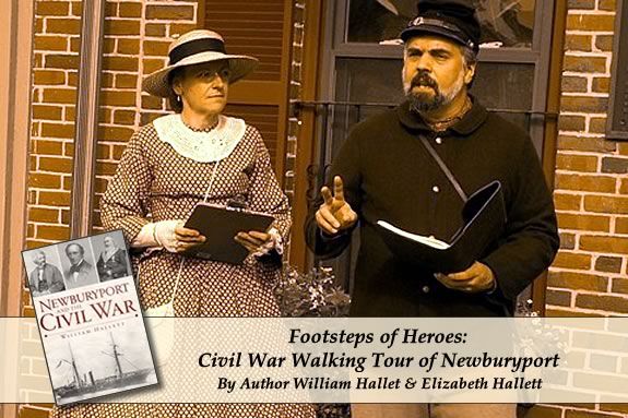 Talking a guided walking tour through the Civil War history of Newburyport as part of Yankee Homecoming! Talking a guided walking tour through the Civil War history of Newburyport!