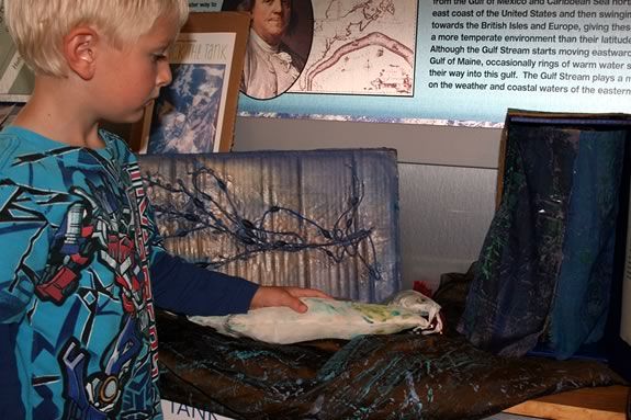 Kids will learn collograph print making at this Maritime Gloucester workshop!