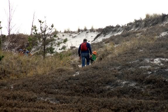 Hiking the Dunes at the Crane Wildlife refuge with the Trustees of Reservations.