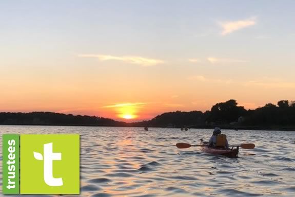 Enjoy a sunset paddle with the Trustees of Reservations at the Crane Wildlife Refuge in Ipswich Massachusetts