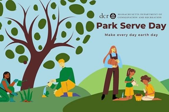 Each year during Earth Week, DCR invites volunteers to Massachusetts state parks to take part in stewardship activities to prepare for the busy spring and summer recreation season