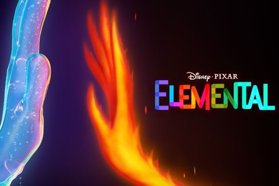 Kids are invited to a free showing of Disney Pixar's Elemental at the Abbot Public Library in Marblehead Massachusetts