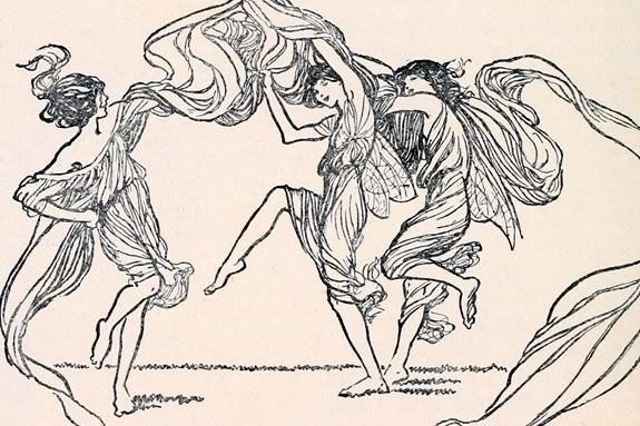 Illustration of Fairies from Princess Mary's Gift Book