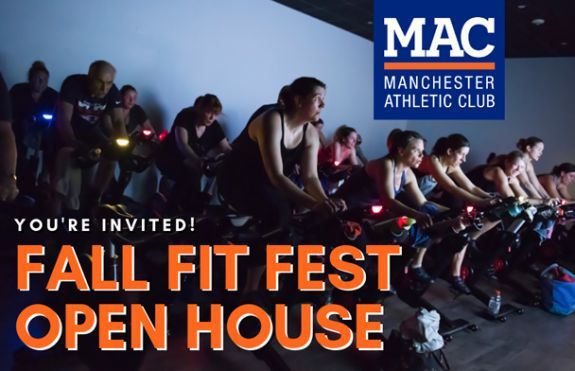 Manchester Athletic Club Fall Fit Fest Open House October 3