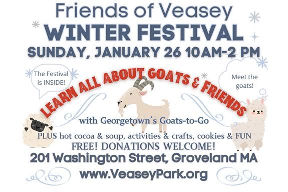 Enjoy family friendly winter fun at Veasey Memorial Park in Groveland Massachusetts