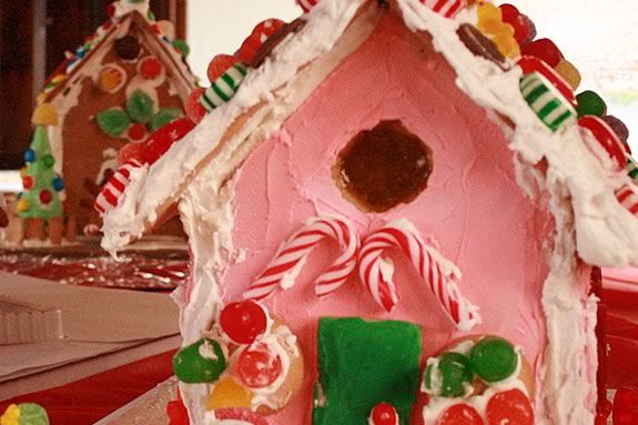 Gingerbread House workshop at Appleton Farms in Ipswich Massachusetts