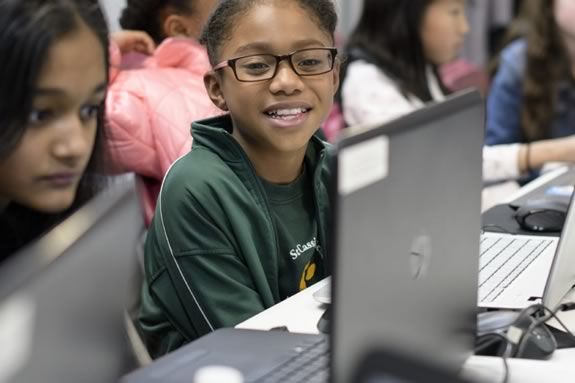 Girls are invited to the Girls Who Code Club at the Public Library in Beverly Massachusetts!