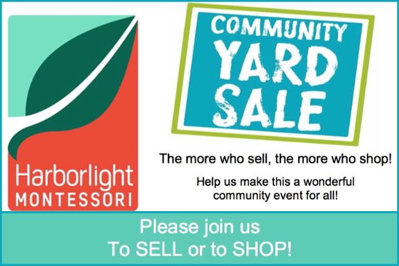 Community Yard Sale at Harborlight Montessori School in Beverly MA