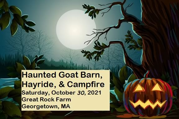 Haunted Goat Barn at Great Rock Farm in Georgetown Massachusetts