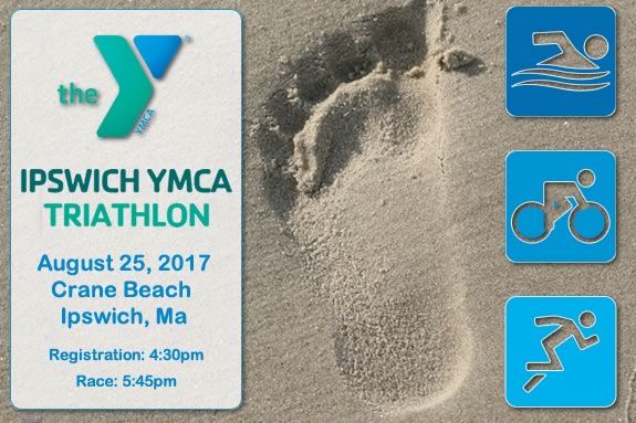 Runs Swim and bike a triathlon at The Trustees of Reservations' Crane Beach in Ipswich MA!