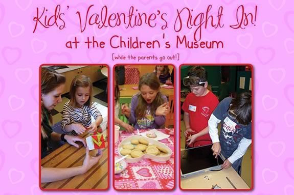 Drop off your kids at the Children's Museum of NH for a night of Valentine's Day