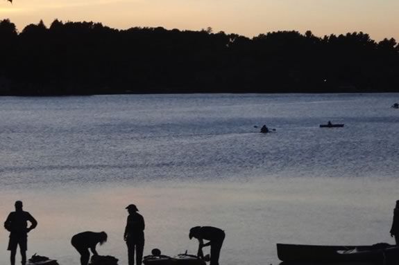 BYOB- bring your own boat - to this Trails & Sails twilight paddle at Lake Gardner!