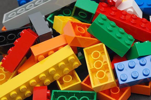 Families are invited to come build using LEGOs at the Beverly MA Public Library