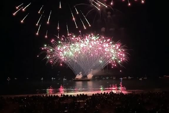 Part of Manchester by the Sea's July 4th celebrations kick off with a concert and fireworks at Singing Beach on July 3rd on July 3, 2022 Part of Manchester by the Sea's July 4th celebrations kick off with a concert and fireworks at Singing Beach on July 3rd on July 3, 2022
