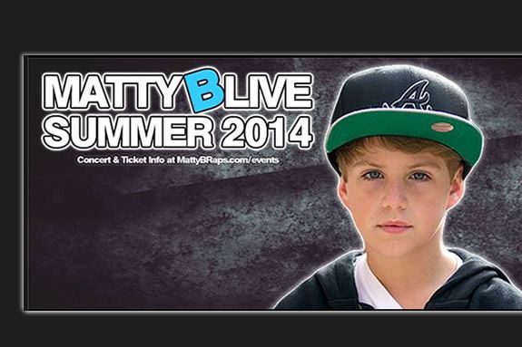 MattyB Raps Live in Massachusetts at the Chevalier Theatre in Medford