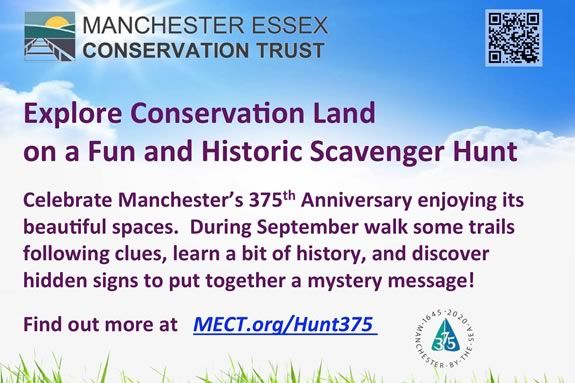 The Manchester Essex Conservation Trust Scavenger is a healthy challenge for the entire family! 