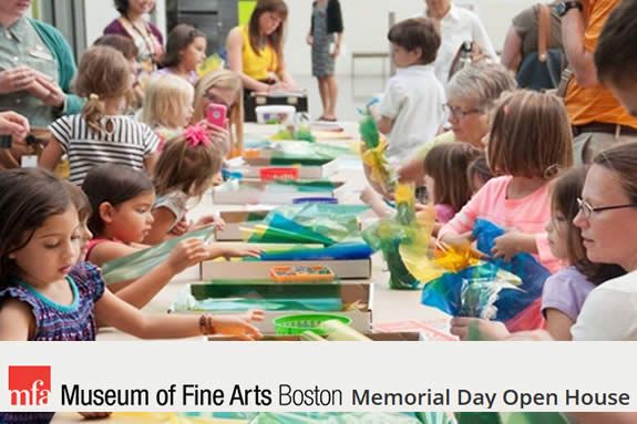 Museum of Fine Arts Open House free admission event for north shore families Museum of Fine Arts Open House free admission event for north shore families