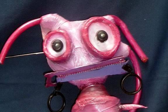 Mudeye Puppets are fun and made with recycled materials!