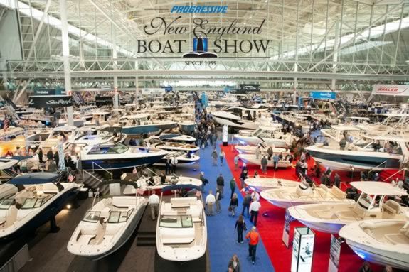 The New England Boat Show in Boston Massachusetts at the Boston Convention & Exhibition Center