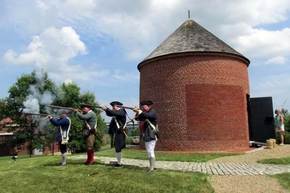 Tour the Newburyport Powder House and stick around for a demonstration by the Acton Minutemen  for Sails and Trails 2021