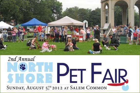 The North Shore Pet Fair will be held on Salem Common this August!