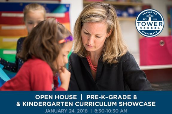 Tower School Marblehead MA hosts an open house for families on the North Shore.